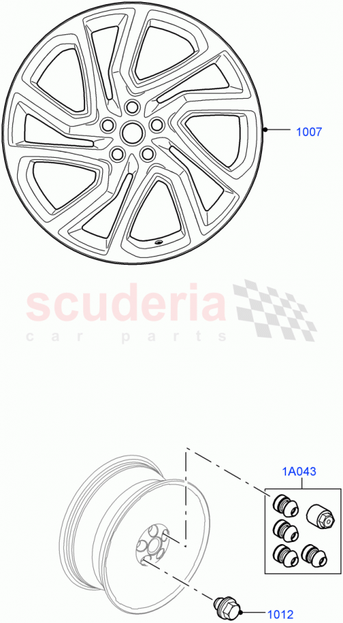 Part Diagram for Land Rover VPLRW0117