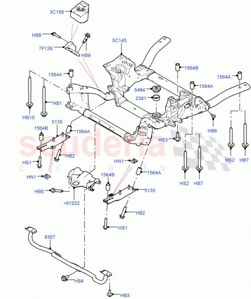 Part Diagram for Land Rover LR126070