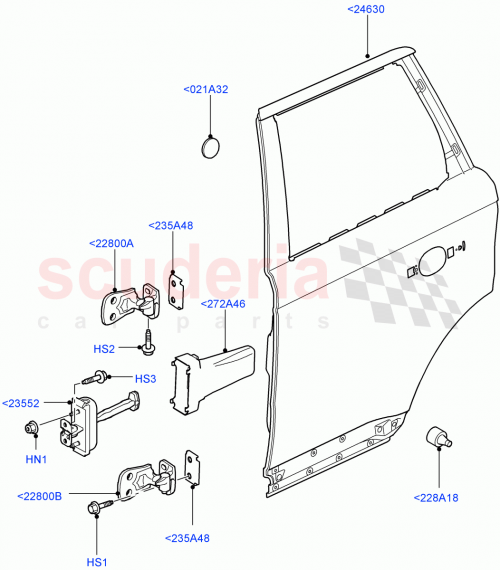 Part Diagram for Land Rover BFA790080