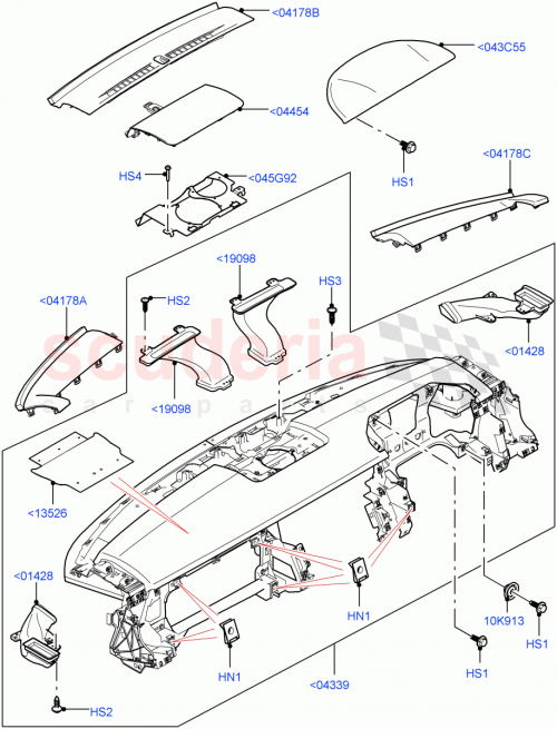 Part Diagram for Land Rover LR131117