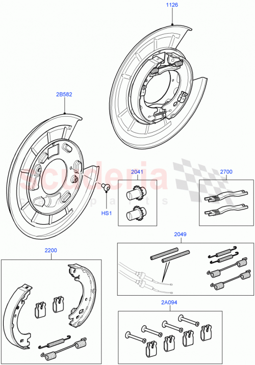 Part Diagram for Land Rover SMF500022