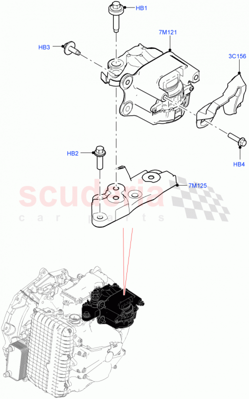 Part Diagram for Land Rover LR128276