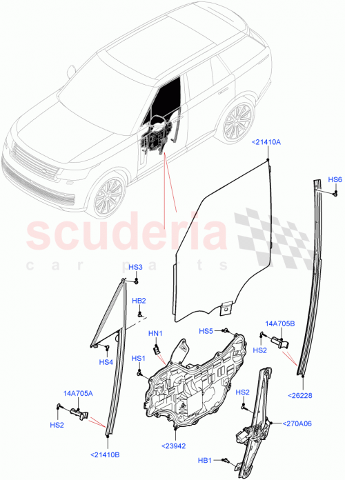 Part Diagram for Land Rover LR155004