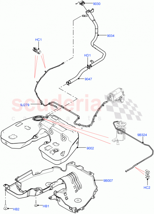 Part Diagram for Land Rover LR128361