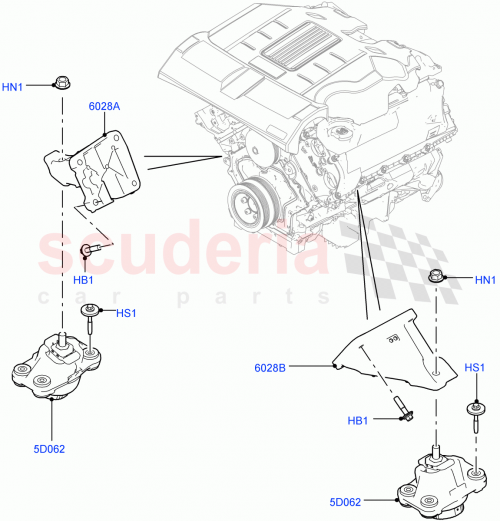 Part Diagram for Land Rover LR033180