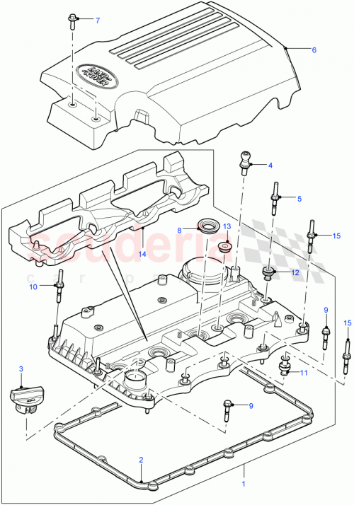 Part Diagram for Land Rover LR037703