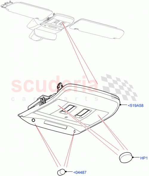 Part Diagram for Land Rover LR173240