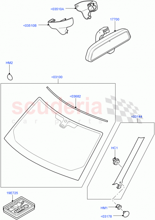 Part Diagram for Land Rover CTB500080