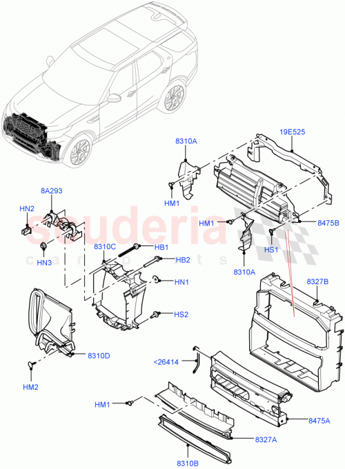 Part Diagram for Land Rover LR126065
