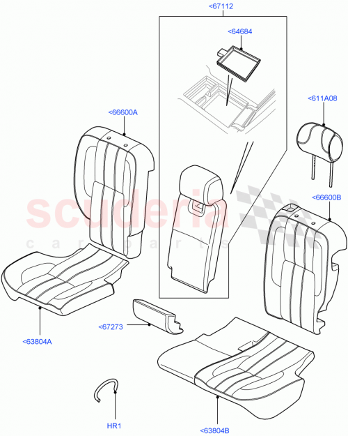Part Diagram for Land Rover LR018225