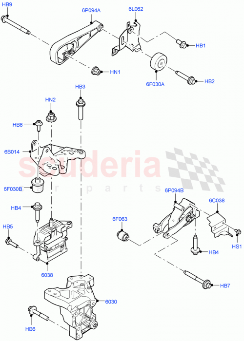 Part Diagram for Land Rover LR124872