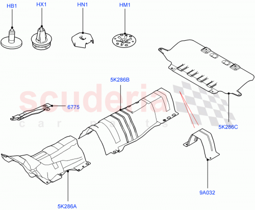 Part Diagram for Land Rover LR003824