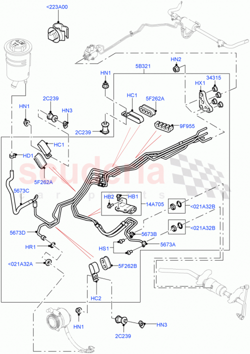 Part Diagram for Land Rover ANR6704