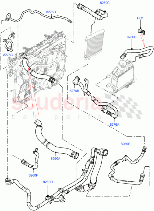 Part Diagram for Land Rover LR095815