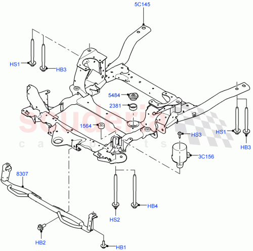 Part Diagram for Land Rover LR132624