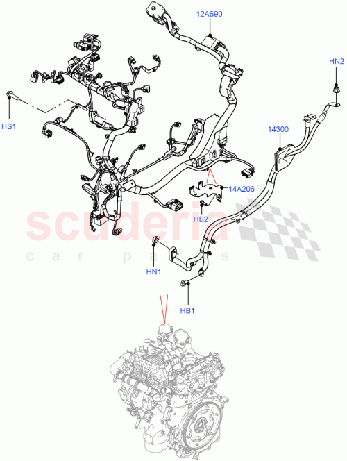 Part Diagram for Land Rover LR171387
