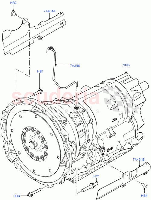 Part Diagram for Land Rover LR092821