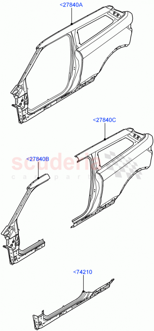 Part Diagram for Land Rover LR054607