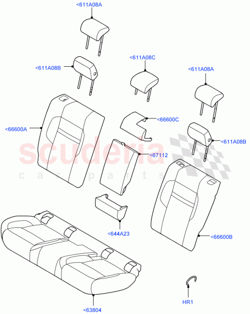 Part Diagram for Land Rover LR115791