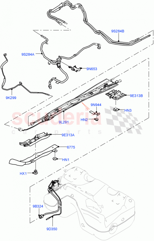 Part Diagram for Land Rover LR126243