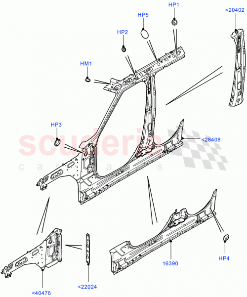 Part Diagram for Land Rover LR086512