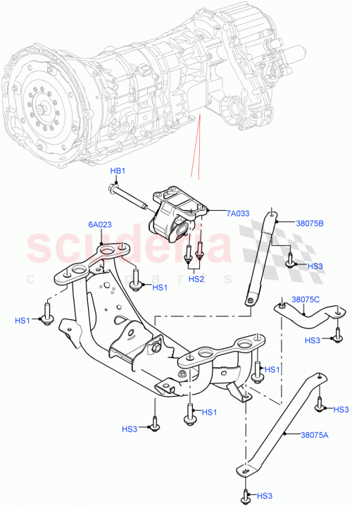 Part Diagram for Land Rover LR105425