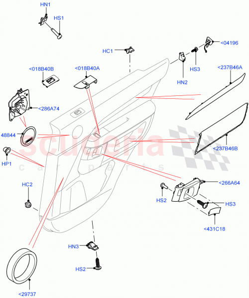 Part Diagram for Land Rover LR095999