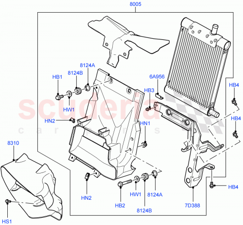 Part Diagram for Land Rover LR022888