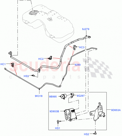 Part Diagram for Land Rover LR115831
