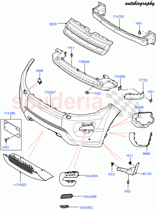 Part Diagram for Land Rover LR061541