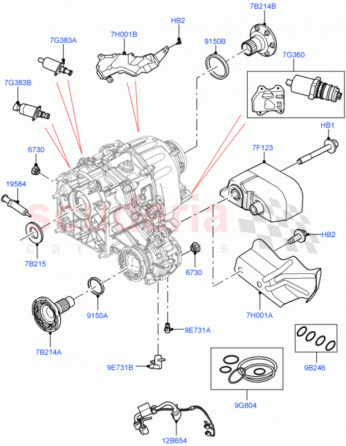 Part Diagram for Land Rover LR167811