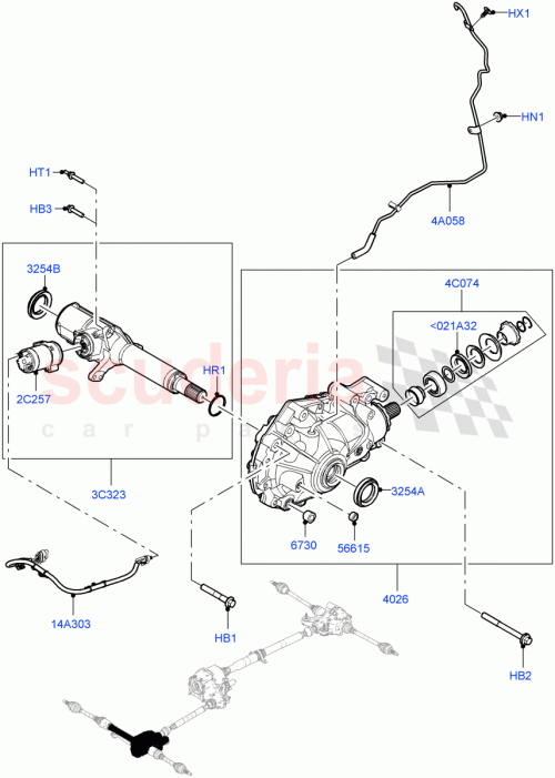 Part Diagram for Land Rover LR151933