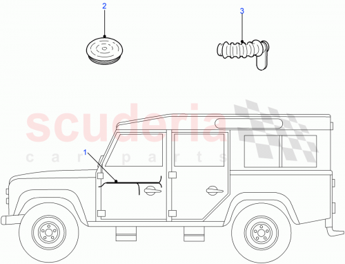 Part Diagram for Land Rover YMM000321