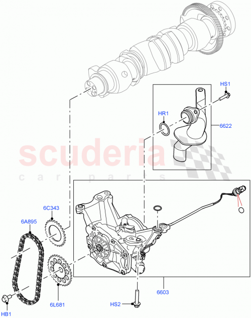 Part Diagram for Land Rover LR141362