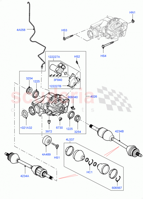 Part Diagram for Land Rover TYG500210