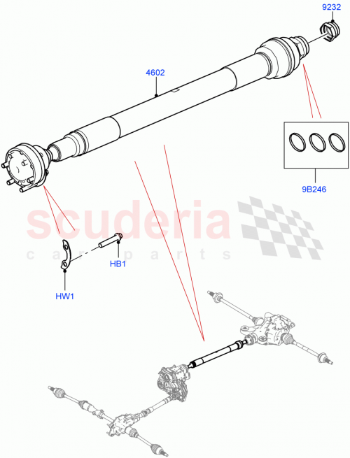 Part Diagram for Land Rover LR160523