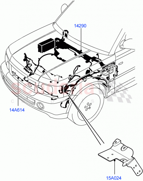 Part Diagram for Land Rover LR052009