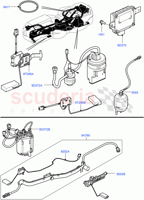 Part Diagram for Land Rover LR043385
