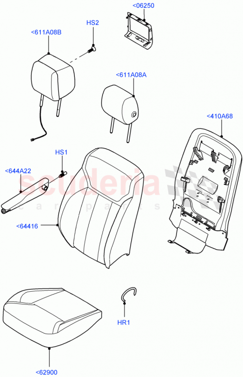 Part Diagram for Land Rover LR134810