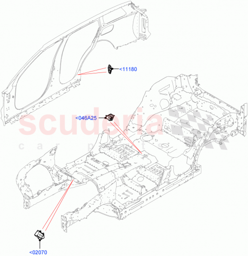 Part Diagram for Land Rover LR164798