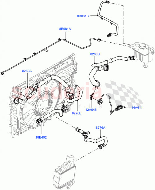 Part Diagram for Land Rover LR163784