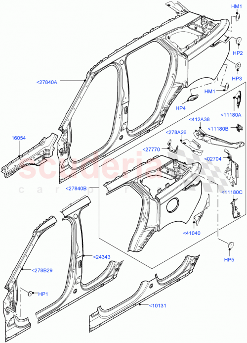Part Diagram for Land Rover LR091336
