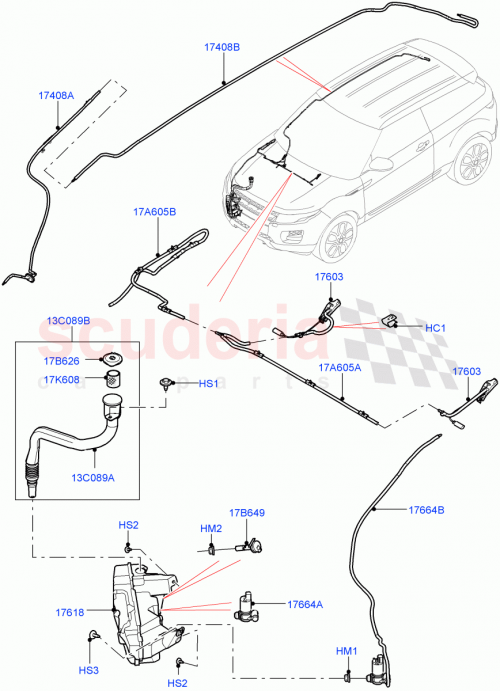 Part Diagram for Land Rover LR013950