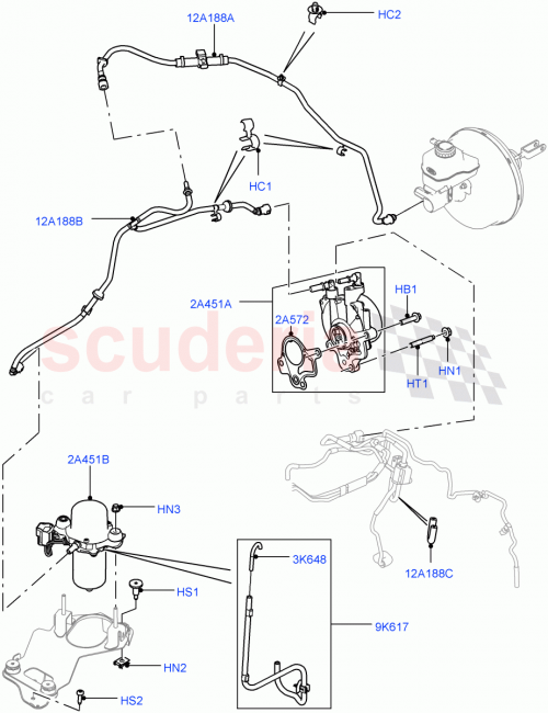 Part Diagram for Land Rover LR048850