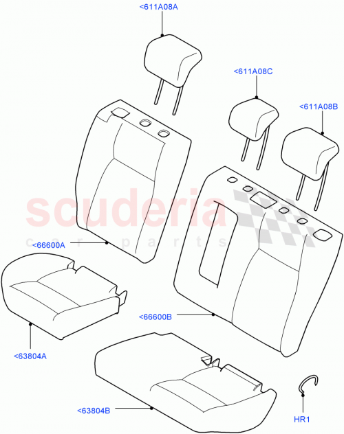 Part Diagram for Land Rover LR127660