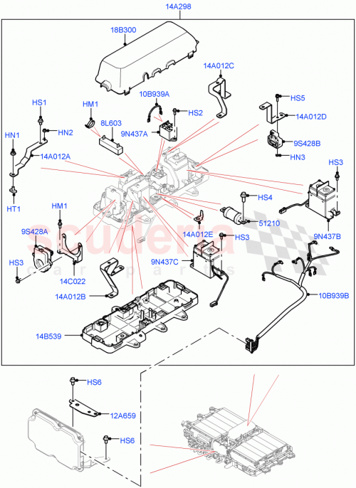 Part Diagram for Land Rover LR137306