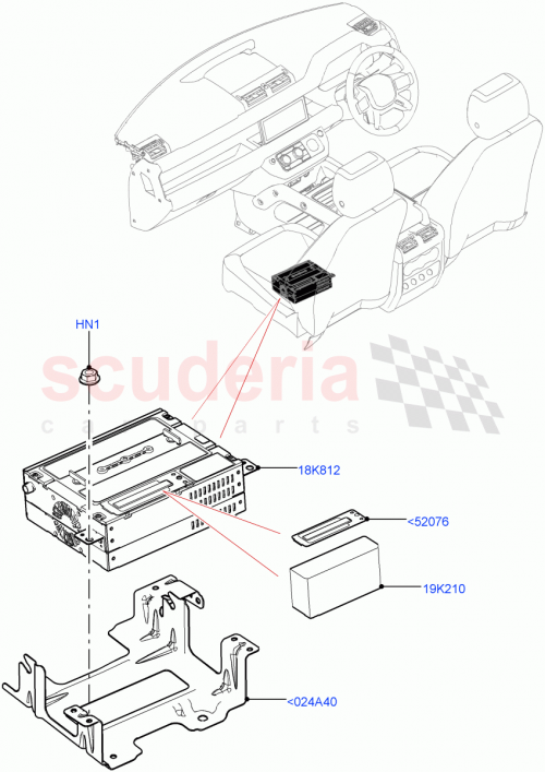 Part Diagram for Land Rover LR131709