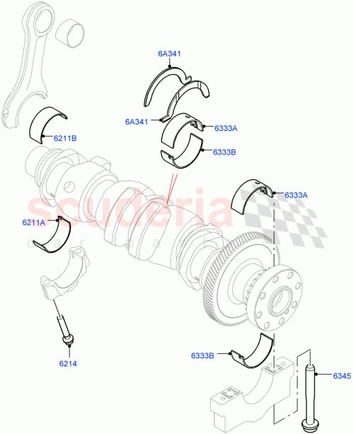 Part Diagram for Land Rover LR161211