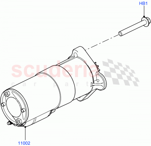 Part Diagram for Land Rover LR129416