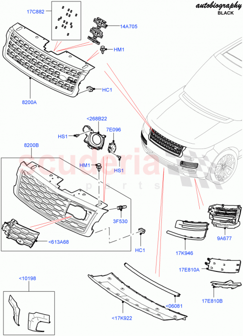 Part Diagram for Land Rover LR116496